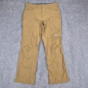 Eddie Bauer First Ascent Guide Pro Pants Mens 32x30 Brown Hiking Outdoor